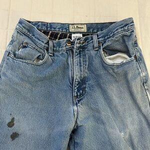 L.L. Bean Men's Flannel Lined Jeans